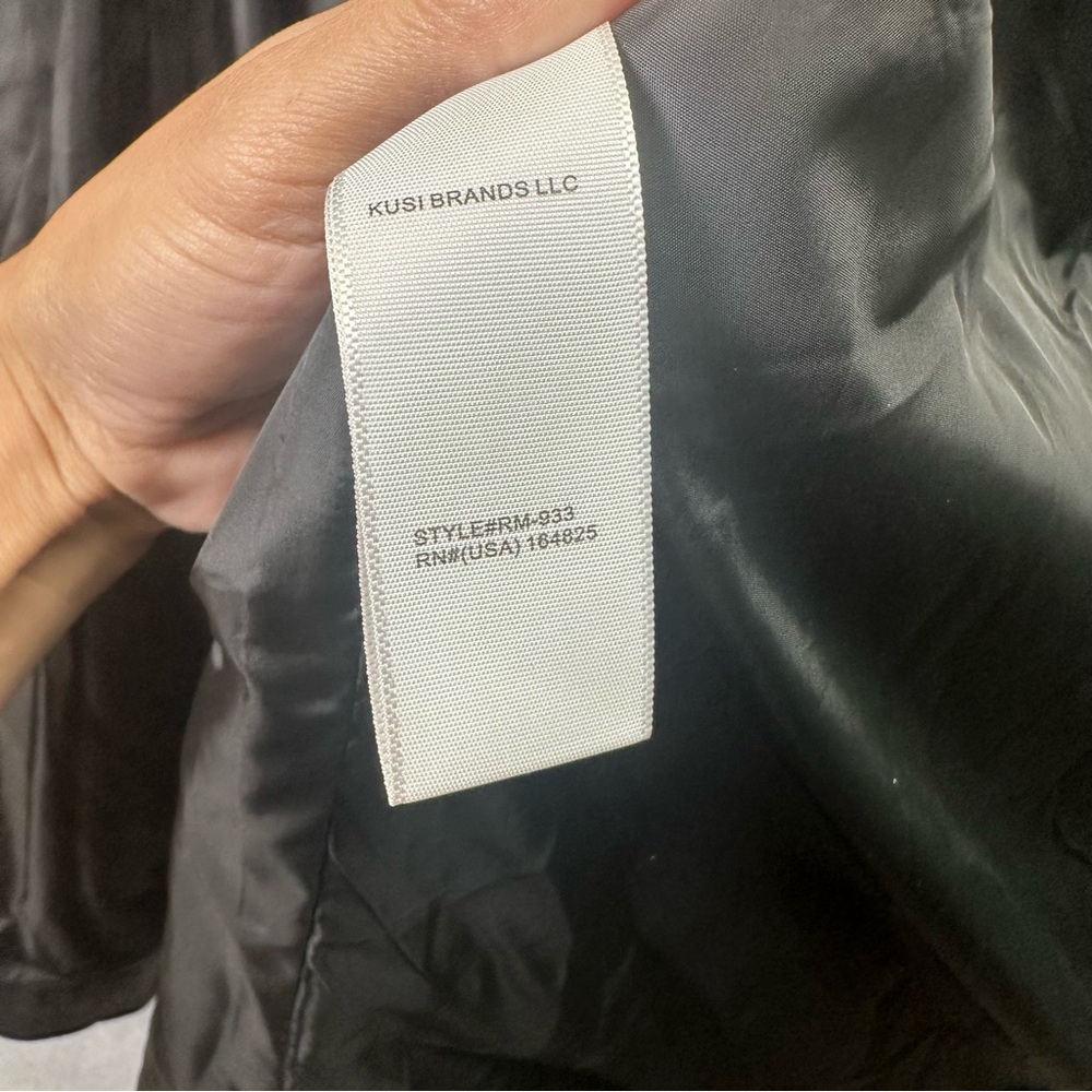 Rebecca Minkoff Black Leather Trench Coat - Picture 9 of 11